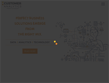 Tablet Screenshot of customeranalytics.com